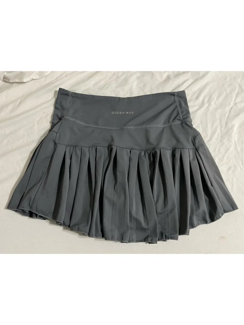 Goldhinge Tennis Pleated Skirt Skort Gray Size Medium